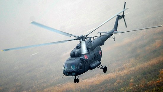 Военный вертолет Ми-8 разбился под Псковом
