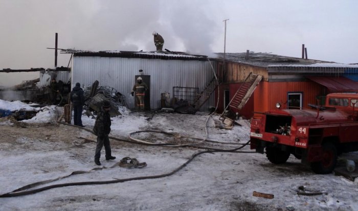 При пожаре на свиноферме в Боханском районе погибли животные