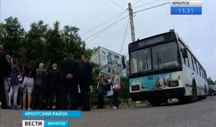 В Иркутске запустили первый бесконтактный троллейбус