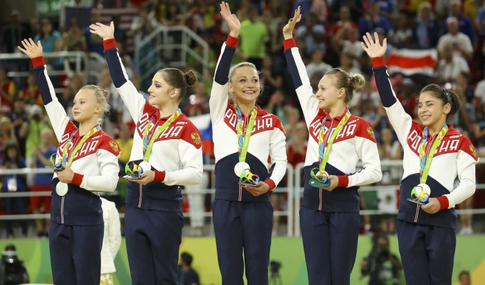 Гимнастки сборной России завоевали серебряные медали Олимпиады