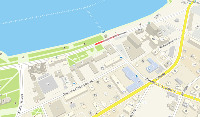 Участок Нижней Набережной будет закрыт до 13 сентября
