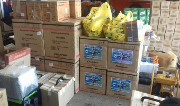 30 тонн гуманитарной помощи собрано в Приангарье для Приморья