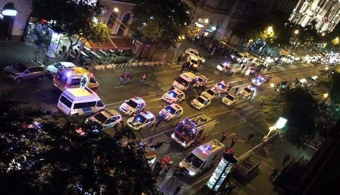 В Будапеште в результате мощного взрыва пострадали два человека