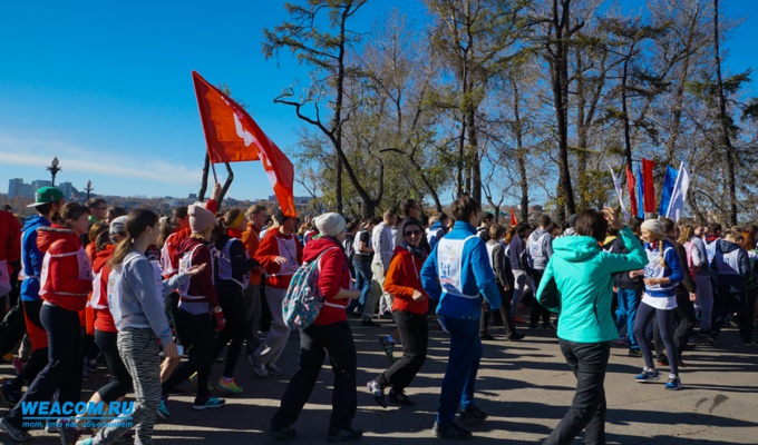 В забеге «Кросс Нации» в Иркутске приняли участие более 6 тысяч человек