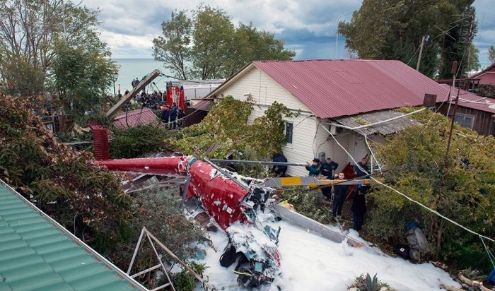 В Сочи потерпел крушение вертолет с туристами на борту