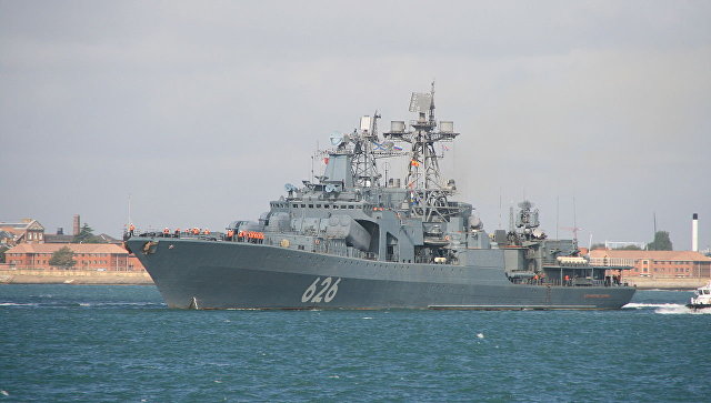 В Средиземном море российский корабль спас экипаж украинского судна