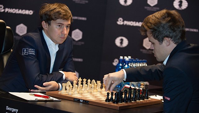 Карякин и Карлсен сыграли вничью в предпоследней партии