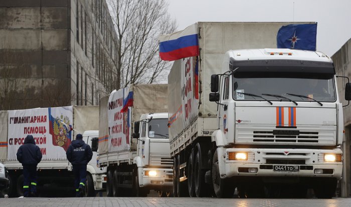 Колонна МЧС России с новогодними подарками отправится в Донбасс