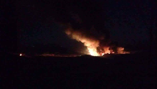 У военного аэродрома под Дамаском прогремело несколько взрывов‍