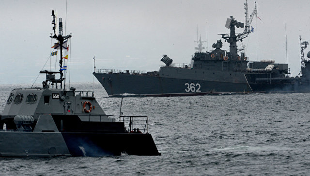 Корабли Тихоокеанского флота участвуют в совместных учениях с Японией