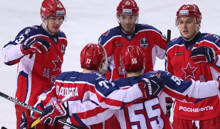 Хоккеисты ЦСКА переиграли «Йокерит» в первом матче плей-офф КХЛ