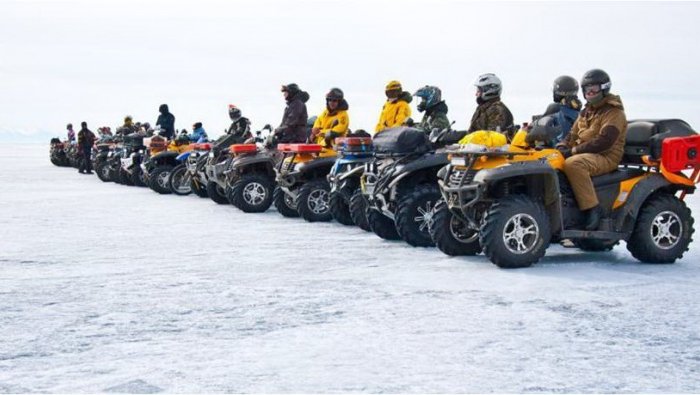 С 4 по 11 марта в Приангарье пройдет экспедиция на квадроциклах «Лёд Байкала 2017»