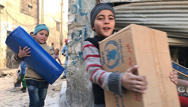 Россия передала жителям Сирии более 10 тонн гуманитарной помощи