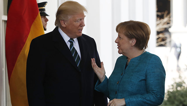 Трамп и Меркель договорились о сотрудничестве по Украине и Афганистану‍