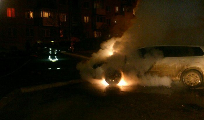 Накануне в Иркутской области сгорели четыре «Тойоты» (Видео)