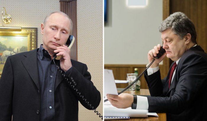 СМИ узнали о «тайном разговоре» Путина и Порошенко‍