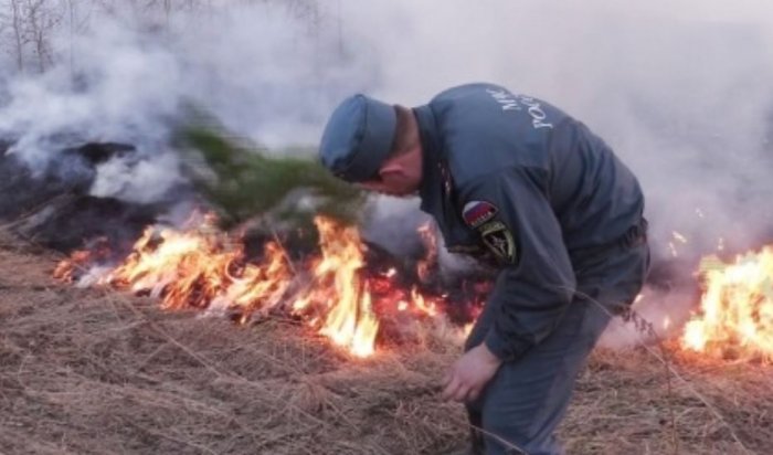 В выходные дни в Приангарье ликвидировали 28 возгораний сухой травы