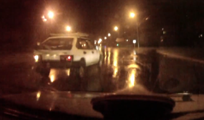 В Саянске инспекторы ГИБДД применили оружие для остановки пьяного водителя (Видео)
