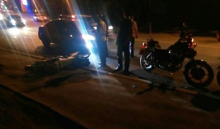 Мотоциклист разбился насмерть на улице Маяковского в Иркутске