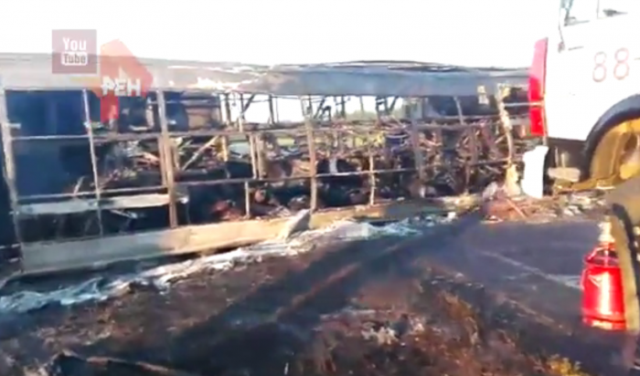 В Татарстане в крупном ДТП погибли 10 пассажиров автобуса и 11 пострадали (Видео)