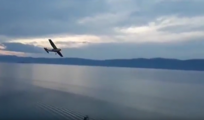 В Сети появилось видео момента падения самолета с туристами в Байкал (Видео)