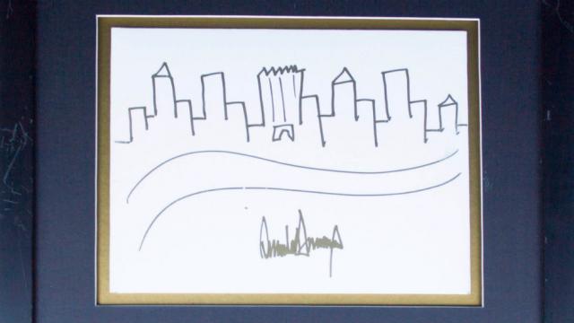 Рисунок Трампа выставят на аукционе за 9 тысяч‍ долларов