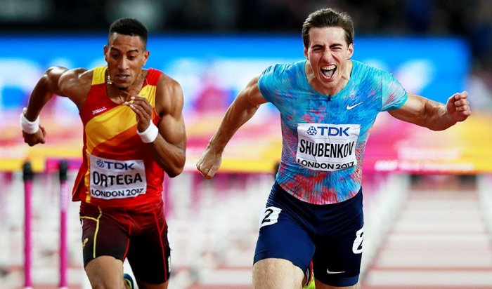 Россиянин Шубенков завоевал серебро ЧМ в Лондоне в беге на 110 м‍
