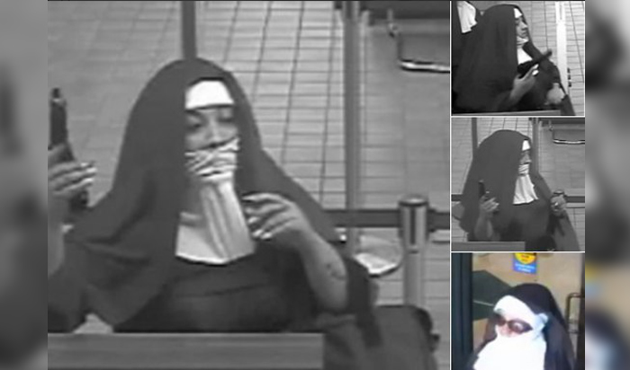 В США две женщины в костюмах монахинь пытались ограбить банк