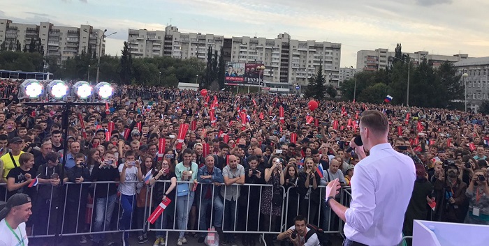 Штаб Алексея Навального заявил о «самом крупном» митинге в истории Омска