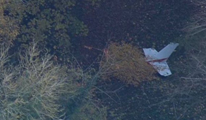 В Англии самолет столкнулся в небе с вертолетом
