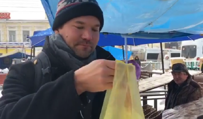 Основатель группы The Rasmus опубликовал видео в «Инстаграме» с иркутского Центрального рынка