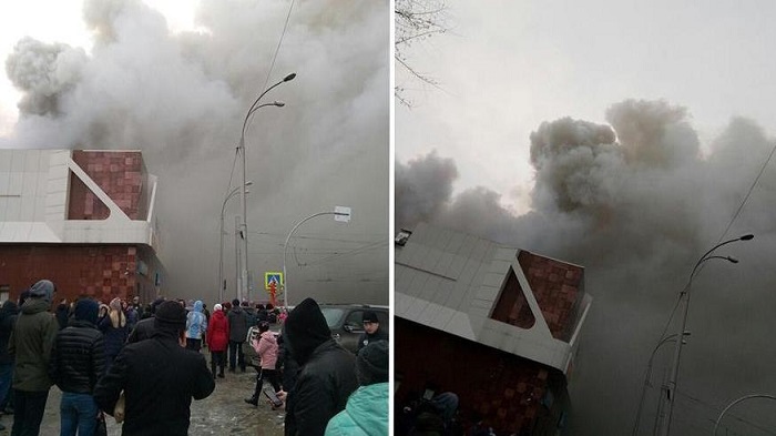 В Кемерове на пожаре в торговом центре «Зимняя вишня» погибли четверо детей