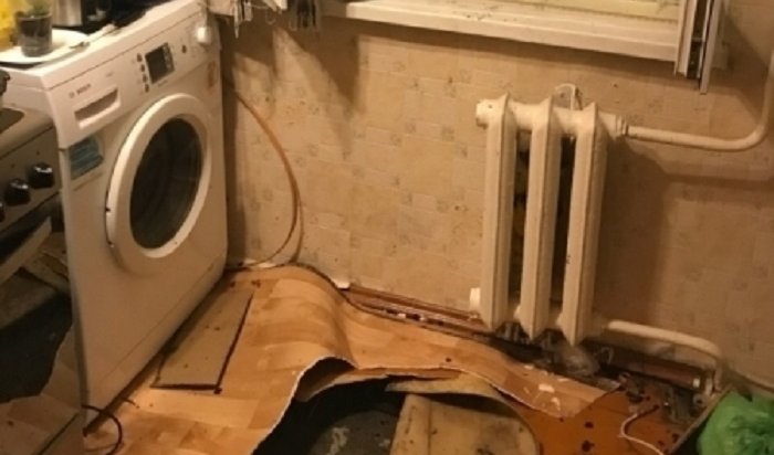 Два пожара из-за парафина произошло в доме на улице Розы Люксембург в Иркутске