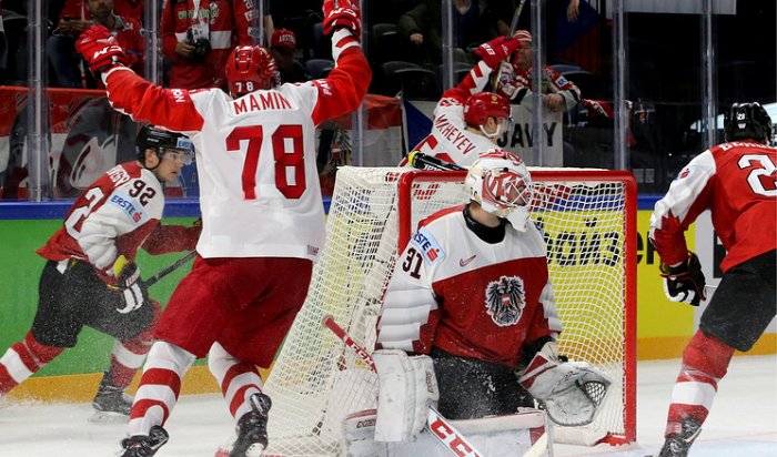 Сборная России по хоккею разгромила команду Австрии со счетом 7:0‍