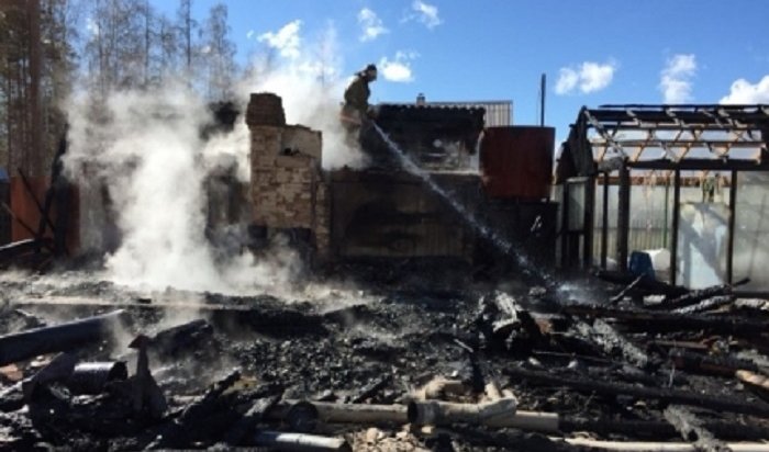 Дачница погибла на пожаре в Иркутском районе