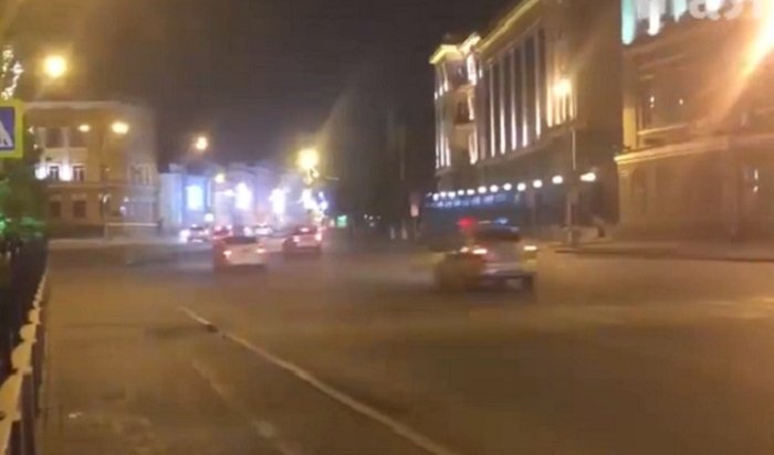 В сети появилось видео ночной погони со стрельбой на иркутном мосту (Видео)