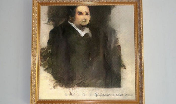 Портрет, написанный искусственным интеллектом, продали на аукционе Сhristieʼs