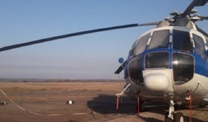 В Киренск поступил вертолет с медицинским реанимационным модулем