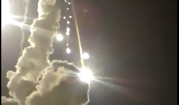 В Астраханской области взорвалась и упала ракета С-300 (Видео)