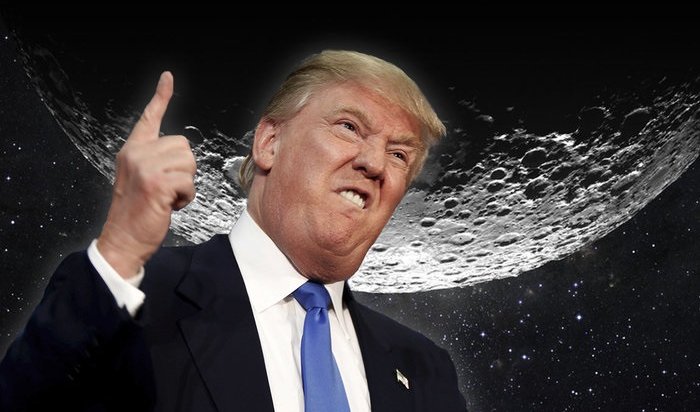 Трамп потребовал полета американцев к Луне в пятилетний срок