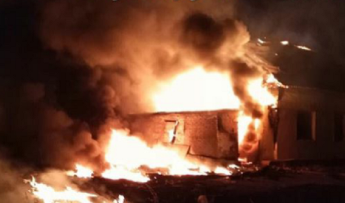 Очередной поджог здания произошел на территории «Усольехимпрома»