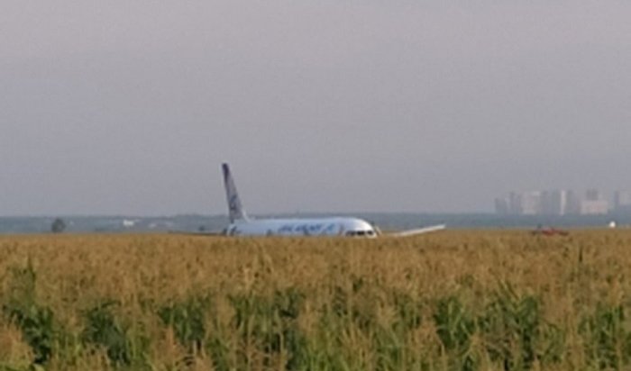На видео попала эвакуация пассажиров самолета, аварийно севшего в Жуковском