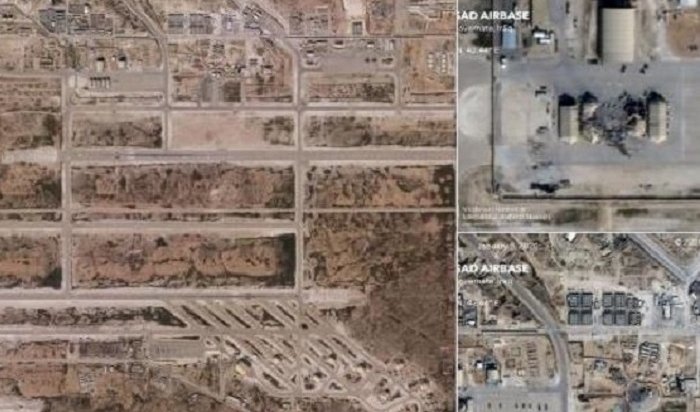 Фото последствий удара по американским базам в Ираке опубликовал Bloomberg