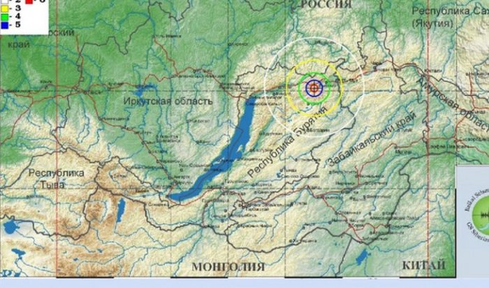 Очередное землетрясение произошло рядом с Байкалом