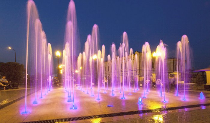 Городские фонтаны в Иркутске начали готовить к запуску