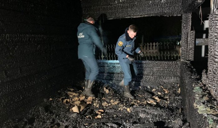 Два ребенка погибли на пожаре в Черемховском районе