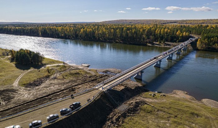 В Тулунском районе открылся новый мост через реку Ия