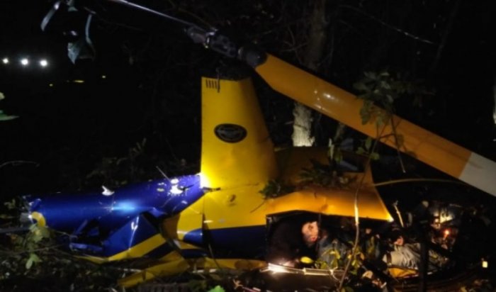 В подмосковном Лыткарино разбился вертолёт Robinson R-44