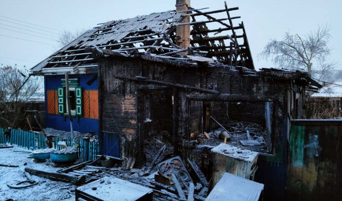 В Черемховском районе многодетная семья спаслась от пожара