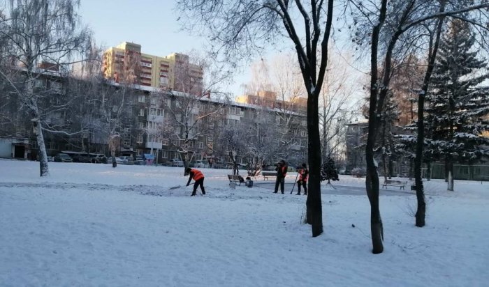 В праздничные дни общественные пространства Иркутска убираются в усиленном режиме